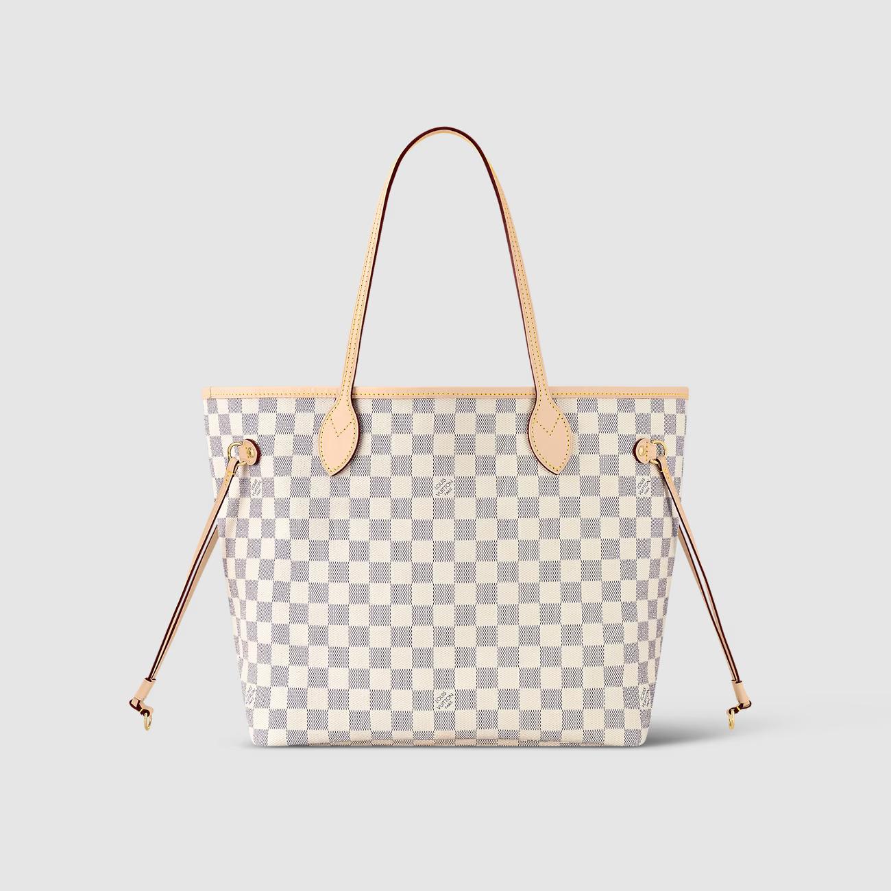 Túi Louis Vuitton Neverfull MM Nữ Damier Zur Rose